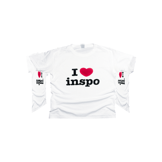 I ❤️ INSPO WHITE T-SHIRT